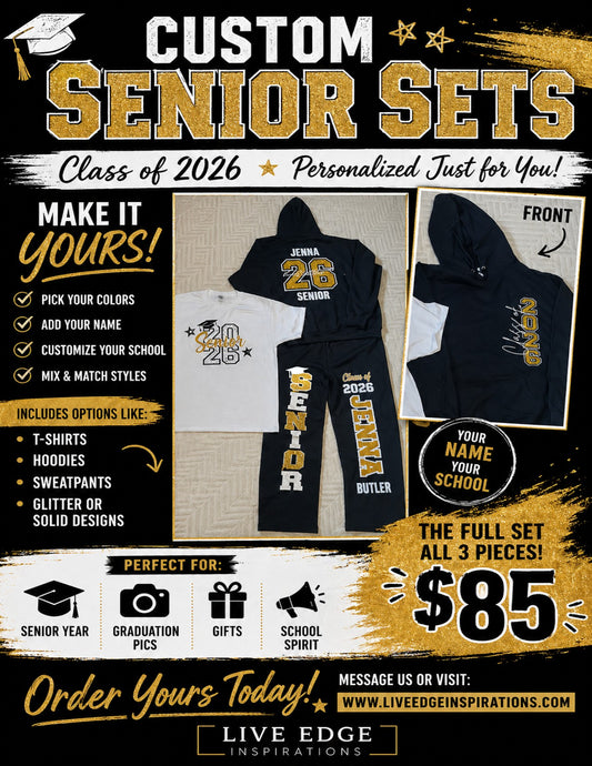 Custom Senior Sets